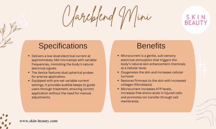 Clareblend Mini Microcurrent Device Benefits